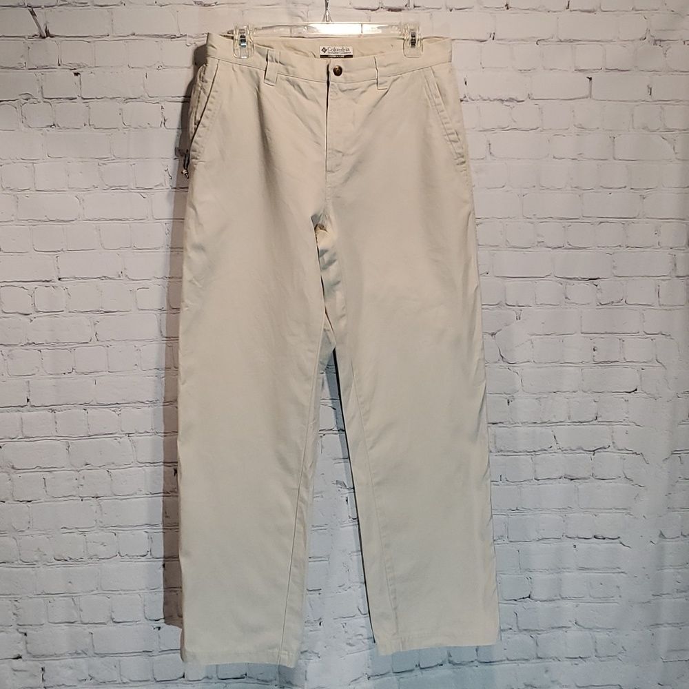 Columbia Cream Straight Leg Pants